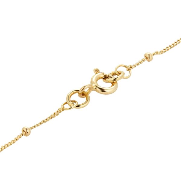 9ct Yellow Gold Beaded Chain Bracelet – Image 4