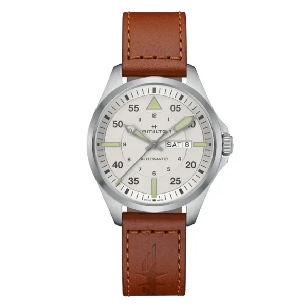 Montrre Khaki Aviation Pilot Day-Date 42 mm H64635550